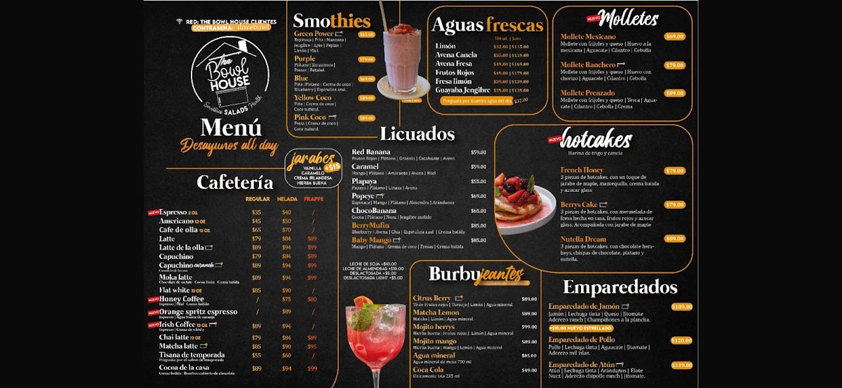 The Bowl House Zacatecas Menu - Image 2